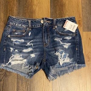American eagle ripped jeans shorts
